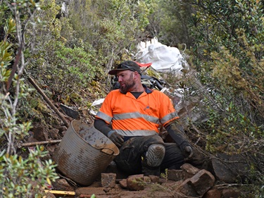 Track work on the Zig Zag Track