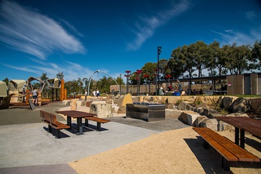 Legacy Park BBQ area