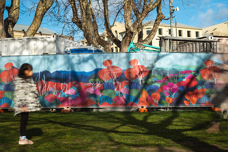 Creative hoarding installed in Salamanca