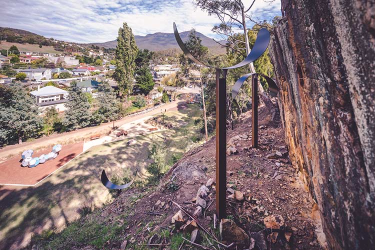 Rain Coming, 2019, in South Hobart, by Alex Miles